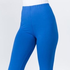 NWT Ladies size OS fits 2-10 blue leggings 1000000703