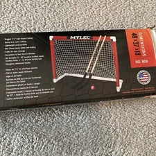 MyLec Deluxe Hockey Set, with 1 Hockey Goal, 2 43" Hockey Sticks & 1 Soft Bal...