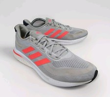 Adidas Supernova Boost Men's Running Shoes Cushionned Grey Turbo Red GX2961