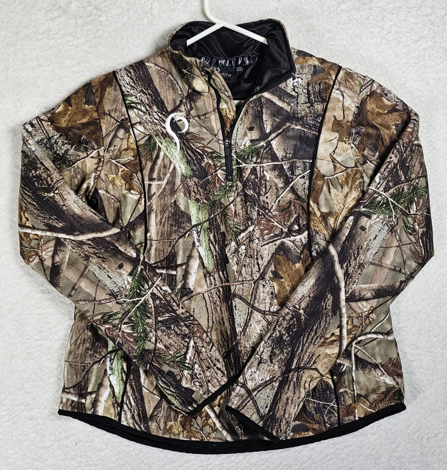 Prois Hunting Apparel Women's Camo AP Pullover Jacket Size Medium Lined Soft - Image 2 of 4