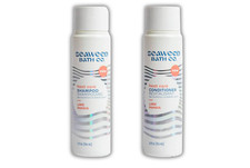 Seaweed Bath Co. Heat Care Shampoo + Conditioner, Lime Papaya Scent, 12 Ounce
