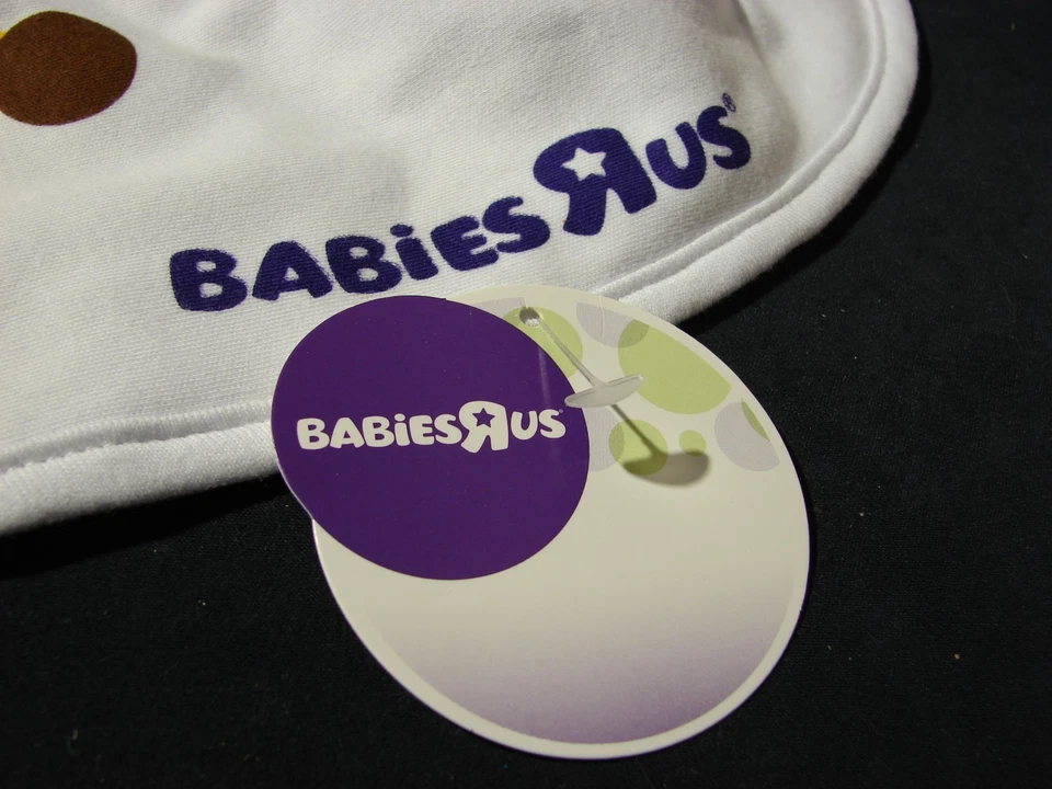 Babero Toys R Us Babies R Us GEOFFREY Nuevo con Etiquetas Lote de 5 Baberos Foto 3 de 4
