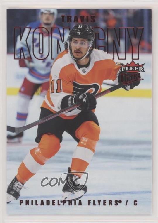 2021-22 Upper Deck Fleer Ultra Red Foil /91 Travis Konecny #177