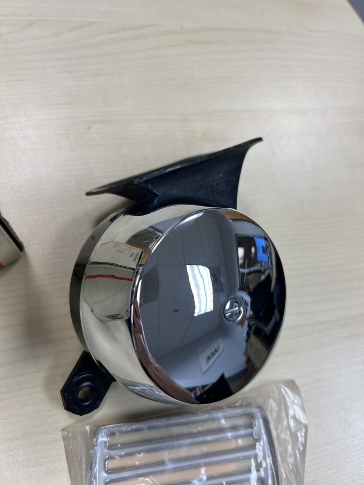 Universal Bosch Chrome Horn 400Hz For Vintage Mercedes Porsche VW With