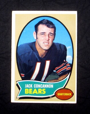 1970 TOPPS SET BREAK #212 Jack Concannon Chicago Bears NO SURFACE FLAWS