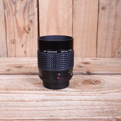 Minolta 250mm f5.6 RF Rokkor Mirror lens in Minolta MD mount +