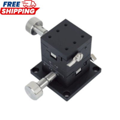 40*40mm X-Axis Dovetail Manual Linear Stage Trimming Platform Slider Bearing NEW