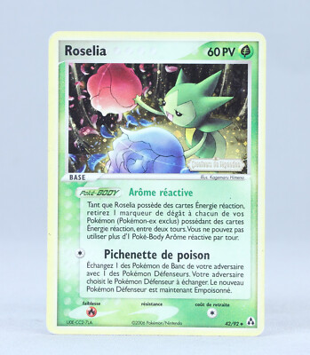 Pokemon Karte - Roselia Holo 42/92 Ex Legend Creators Französisch
