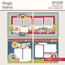 Simple Stories Summer Lovin Scrapbook Page Ki...