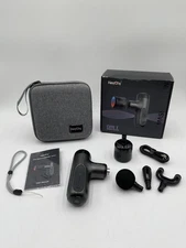 Mini Massage Gun with Heat & Cold Therapy, 4 Heads, Portable