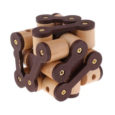Holz Brainteaser Puzzle Spielzeug 4,5 cm