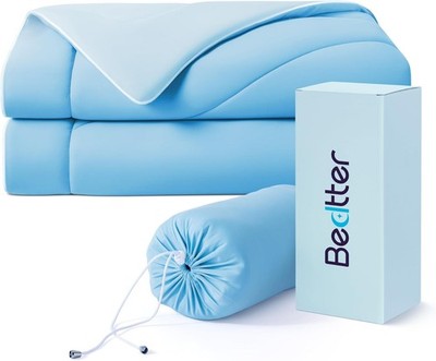Cooling Throw Blanket Lightweight, Summer Breathable Ice Comforter with
