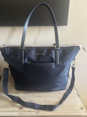 Ricardo Beverly Hills Navy Blue Tote Bag with Adjustable Shoulder Strap