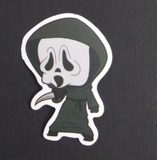 Ghostface Animated Horror Movie Sticker 2.38" x 1.78" AU 