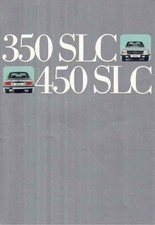 Catalogue Brochure Mercedes 350 SLC / 450 SLC 03/1973 France