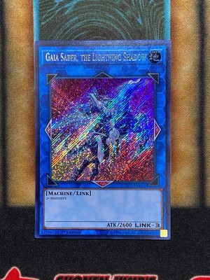 Yugioh Gaia Saber, The Lightning Shadow COTD-EN051 Secret Rare 1st Ed NM