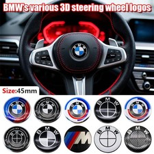 45mm 47mm Steering Wheel Center Emblem Badge Sticker For Bmw E39 E46 E60 E87 E90