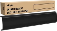 Nilight 20 Inch LED Light Bar Cover Black Protective Cover Polycarbonate Lens 1