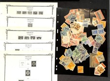 Uruguay Stamp Collection on 80 Scott Specialty Pages, 1856-1976 (BE)