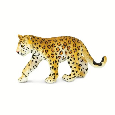 Leopard Cub Miniature Animal Safari Toy Figure 3'' L 1'' H