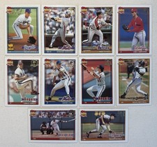 1991 Topps DESERT SHIELD 10 Card LOT Rare!! David Cone, Wally Joyner, Mitchell