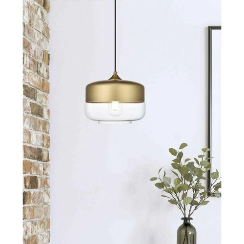 Living District LD2243SG Ashwell Pendant Satin Gold - Picture 2 of 10
