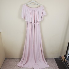 Show Me Your Mumu Hacienda Maxi Dress in Dusty Blush Women's Size L