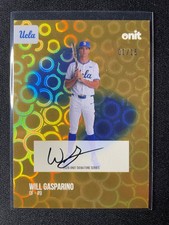 2026 Onit Athlete Will Gasparino Team Color Orbs Autograph #01/15 UCLA Baseball!