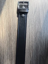 Men's Black Dutyman Genuine Leather Belt Size 44