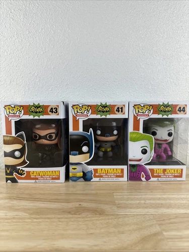 Funko Heroes Batman Classic BATMAN #41, Catwoman # 43, Joker #44 Vinyl Figure
