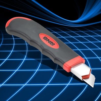 Snap-off Blade Locking Retractable Utility Knife Cutting Tool w/2 Spare Blades
