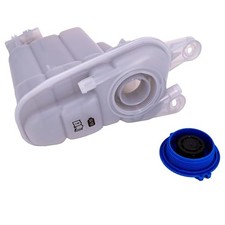 Coolant Overflow Reservoir Tank with Cap  Sensor Compatible with Audi A4,
