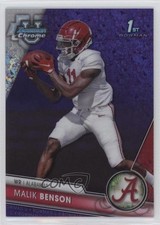 2023 Bowman U Chrome Purple Mini-Diamond Refractor 179/399 Malik Benson #45 4pn