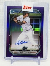 2026 Bowman Chrome Aiva Arquette 1st Auto PURPLE REFRACTOR /250 Marlins SEALED