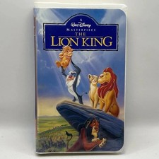 The Lion King VHS 1995 Disney Video Tape Masterpiece VTG Clamshell Nearly New
