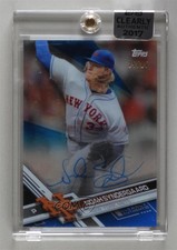 2017 Topps Clearly Authentic Auto Blue 25/25 Noah Syndergaard #CAAU-NS Auto 3y0