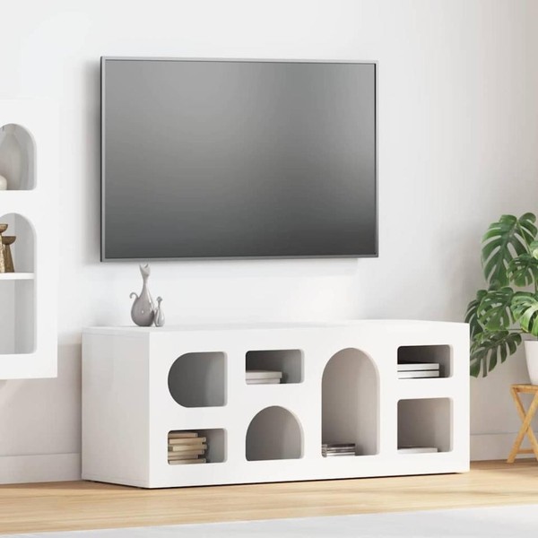 Tv-Schr?Nk Elst 100 X 35 X 40 Cm Wei? Holzwerkstoff-image