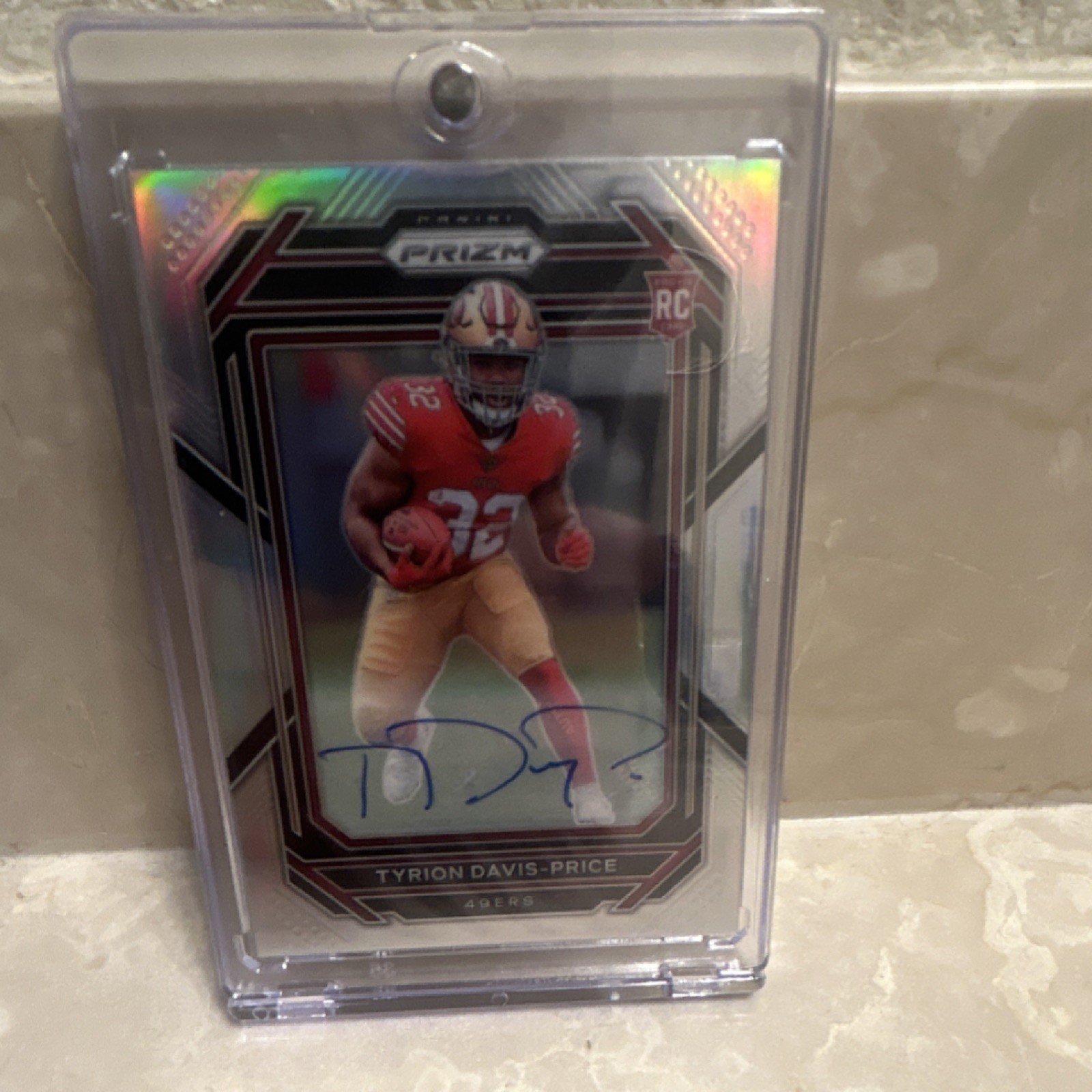 Tyrion Davis-Price Panini Prizm #320 Autograph