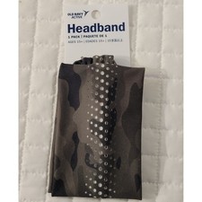 Old Navy Active Womens Grey Camouflage Perforated Athletic Performance Headband