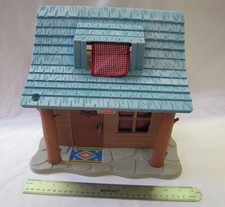 Fisher Price Loving Family Dollhouse Log Cabin Camping House For Dolls 2010