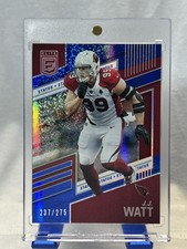 2022 Donruss Elite J.J. Watt /275 Blue Status Sparkle #95 Cardinals 