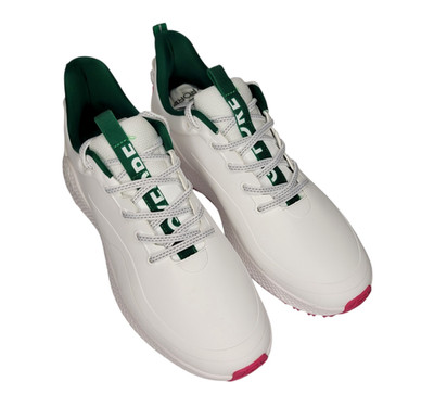 NEW G/FORE MG4+ O2 G/LOCK Mid Sole Spikeless Golf Shoe Snow/Green
