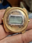 Timex Ssq Gold Tone Mens Vintage 1970s Early Digital Watch Classic Timex Retro