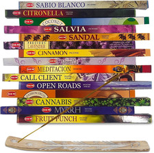 Hem Incense Sticks Variety Pack of 15 Randomly Selected Fragrances,8 Sticks Each