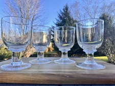 Simon Pearce Essex Crystal Water Goblets 16 Oz 6.5” Hand Blown Set of 4 Unsigned
