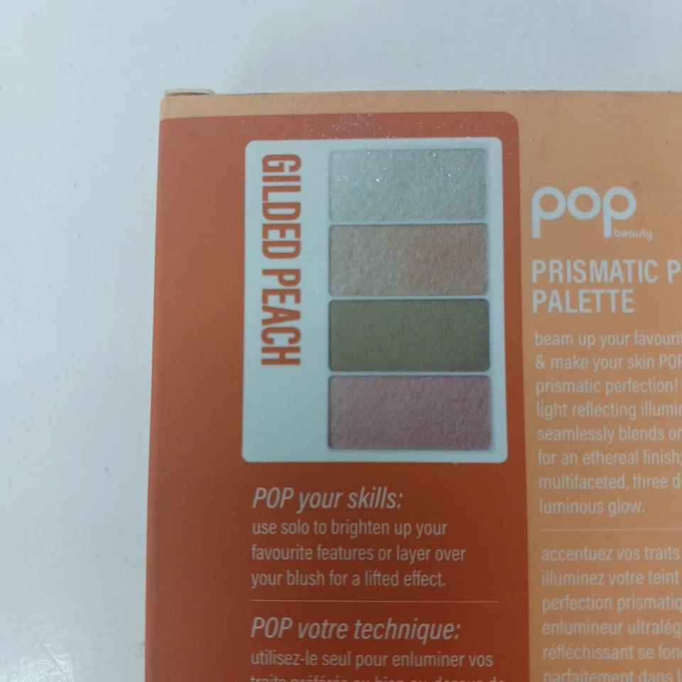 Pop Beauty Prismatic Pop Palette Gilded Peach Highlighter - Image 4 of 4