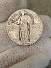 1929 Silver Standing Liberty Quarter.   Lot030