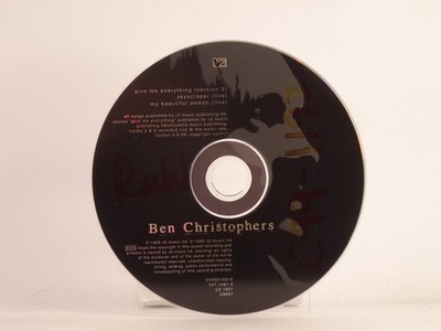 BEN CHRISTOPHERS GIVE ME EVERYTHING (X1) 3 Track CD Single including Plastic Sle