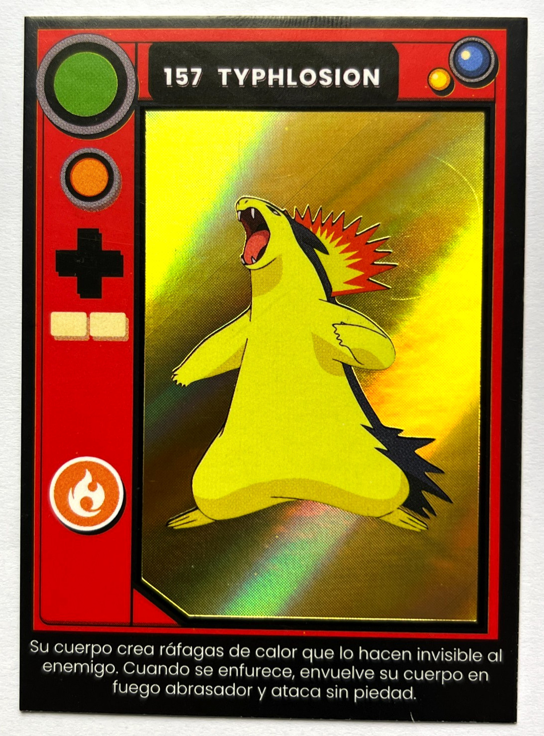 2025 POKEMON POKEDEX FH 3 Johto Card #006 TYPHLOSION Peru Foil