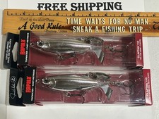(LOT OF 2) Rapala CT110 Claptail Topwater COLORS SHOWN NIP CT-110 FISHING LURES/